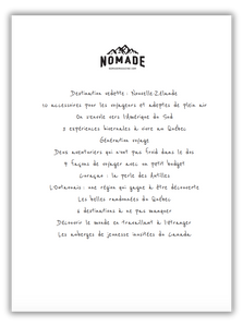 Magazine Nomade vol. 001 – Automne-Hiver